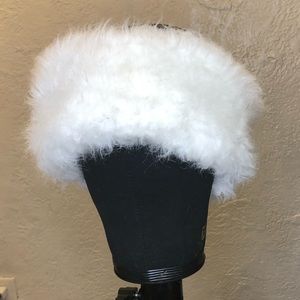 White fur Headband